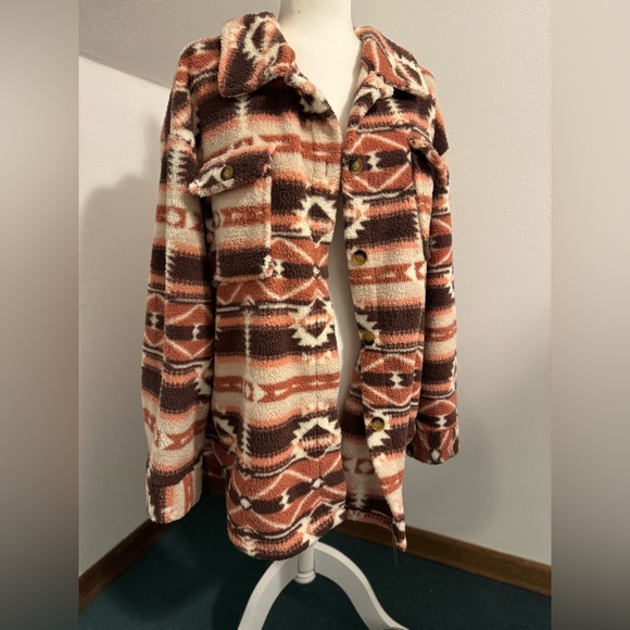 Sweaters - Cozy Patterned Women's Sweater Jacket